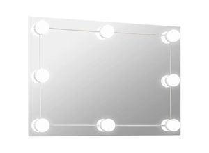 8720286561690 - Bonnevie - Wandspiegel Badzimmer Spiegel mit LED-Beleuchtung Rechteckig Glas vidaXL