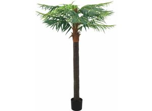 8720286512319 - Bonnevie - Künstliche Palme Phönix mit Topf 215 cm Grün vidaXL580235