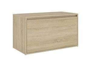 8720286642665 - Bonnevie - Flurbank 80x40x45 cm Sonoma-Eiche Holzwerkstoff vidaXL145547