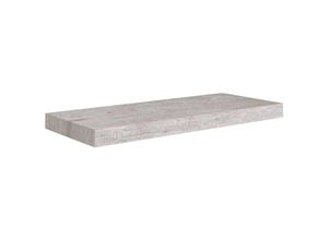 8720286416983 - Bonnevie - Schweberegal Wandregale Betongrau 60x235x38 cm mdf vidaXL