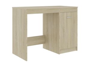 8719883915012 - Bonnevie - ComputertischSchreibtisch Sonoma-Eiche 100x50x76 cm Holzwerkstoff vidaXL