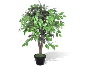 8718475888871 - Bonnevie - Künstlicher Ficus mit Topf 90 cm vidaXL148282