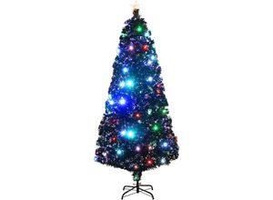 8719883667997 - Künstlicher Weihnachtsbaum，Kunstbaum mit Ständer LED 180 cm Fiberoptik vidaXL