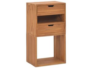 8720286300572 - Bonnevie - Beistellschrank 40x30x76 cm Teak Massivholz vidaXL546084