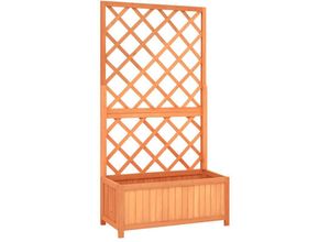 8720286452530 - Garten-Spalier mit Blumenkasten Braun 70x30x135 cm Tannenholz vidaXL - Braun 8720286452530 - Garten-Spalier mit Blumenkasten Braun 70x30x135 cm Tannenholz vidaXL - Braun
