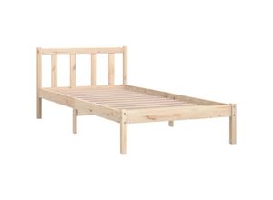 8720286671443 - Bonnevie - MassivholzbettSchlafzimmerbett Kiefer 90x200 cm vidaXL