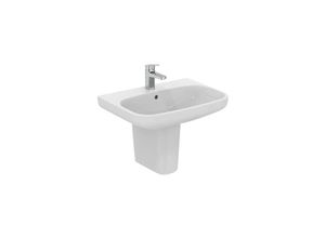 8014140485445 - - Waschbecken 65x48 cm aus glänzend weißer Keramik i Life a - Senza colonna