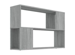 8720286956922 - Bonnevie - BücherregalStandregal Grau Sonoma 100x24x63 cm Holzwerkstoff vidaXL