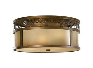 5024005605102 - Feiss fe-justine-f Deckenleuchte Justine 3xE27 60W Eisen Astral Bronze Glas H171cm Ø381cm dimmbar 5024005605102 - Feiss fe-justine-f Deckenleuchte Justine 3xE27 60W Eisen Astral Bronze Glas H171cm Ø381cm dimmbar