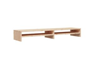8720286905579 - Bonnevie - Monitorständer 100x24x13 cm Massivholz Kiefer vidaXL655299 8720286905579 - Bonnevie - Monitorständer 100x24x13 cm Massivholz Kiefer vidaXL655299