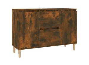 8720286932247 - Bonnevie - SideboardKommode Räuchereiche 1035x35x70 cm Holzwerkstoff vidaXL