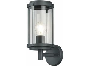 4017807442069 - Design Außen Wand Lampe alu Terrassen Grundstück Strahler Leuchte schwarz Leuchten 202360142