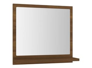 8720286977422 - Bonnevie - BadspiegelWandspiegel Braun Eichen-Optik 40x105x37 cm Holzwerkstoff vidaXL