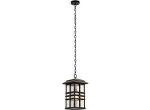 5024005676614 - Elstead - Kichler KL-BEACON-SQUARE8-OZ Hängeleuchte Beacon Square 1xE27 40W IP44 Komposit Altbronze Glas H377-1336cm L165cm B165cm dimmbar