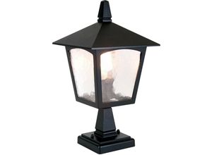 5024005234401 - Lighting BL7-BLACK Sockelleuchte York 1xE27 H315 Ø185 - Elstead