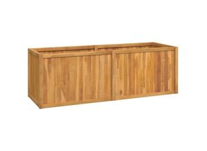 8720845727826 - Bonnevie - HochbeetBlumenkasten 150x50x50 cm Massivholz Teak vidaXL