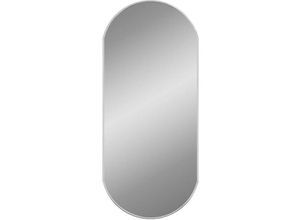 8720287165897 - Bonnevie - WandspiegelBadspiegel Silbern 80x35 cm Oval vidaXL422168