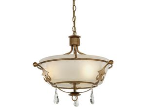 5024005307716 - Lighting windsor-sf-gold Deckenleuchte Windsor 3xE14 60W Stahl Gold Patina H379cm Ø433cm dimmbar - Elstead