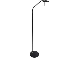 8712746113693 - - Stehleuchte Spotlampe Wohnzimmerleuchte led schwarz beweglich dimmbar h 150 cm