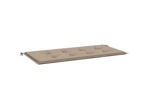 8719883753010 - Bonnevie - Gartenbank-Auflage Ruhebank Taupe 100x50x3 cm Oxford-Gewebe vidaXL