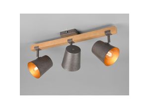 4017807502589 - Beleuchtung glocke bar 3 verstellbare lichter glÜhbirnen ausgeschlossen holz und antik nickel 801900367 - Trio