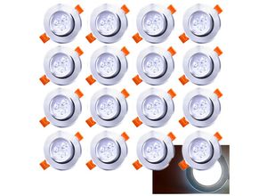 0726504000987 - Led Einbaustrahler Deckenstrahler Einbauleuchten Decke led Deckenspots Spots Deckenleuchte Einbauspots Einbauleuchten für das bad Küche Schlafzimmer