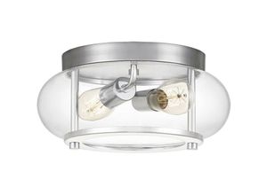 5024005597117 - Qz-trilogy-f-s-bath Badezimmerleuchte Trilogy E27 40W IP44 Stahl klares Glas Chrom poliert L305cm B305cm Ø305cm dimmbar - Quoizel