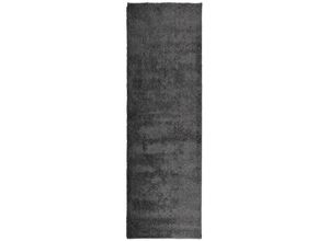 8721012227880 - Bonnevie - Teppich Shaggy Hochflor Modern Anthrazit 80x250 cm vidaXL79088