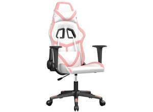 8720287228820 - Bonnevie - Gaming-Stuhl Weiß und Rosa Kunstleder vidaXL83885