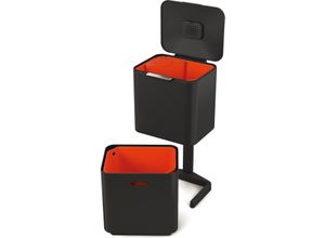 5028420002775 - Mülltrennsystem JOSEPH Totem Max Editions Mülleimer Gr B H T 39 cm x 814 cm x 366 cm 60 l bunt (schwarz orange) Mülltrennsysteme Geruchskontrolle einfaches Befüllen & Entleeren pflegeleicht