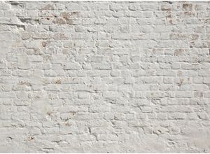 4059432189674 - LIVING WALLS Fototapete Designwalls Brick White Tapeten Vlies Wand Schräge Decke Gr B L 35 m x 255 m grau (grau creme)