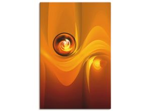 4059745847582 - Wandbild ARTLAND Balance Bilder Gr B H 40 cm x 60 cm Leinwandbild klassische Fantasie Hochformat 1 St orange Bild Poster Bilder als Alubild Leinwandbild Wandaufkleber oder in versch Größen