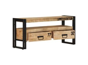 8719883571409 - Bonnevie - TV-SchrankTV-Möbel 100x30x45 cm Mango Massivholz vidaXL