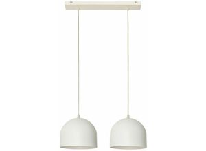 5902349202259 - Helam Lighting - Helam madison Gerade Stangen-Pendel-Deckenleuchte Weiß 42cm