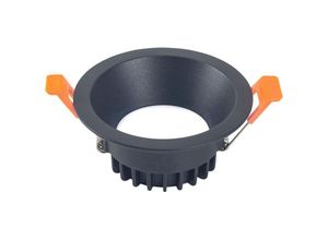 8445386782713 - Forlight - Rundes Jet-Downlight mit neutralweißem Licht 4000K in Schwarz ø 85mm 8445386782713 - Forlight - Rundes Jet-Downlight mit neutralweißem Licht 4000K in Schwarz ø 85mm