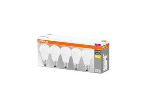 4058075090484 - - 5 Stk base clas a 60 fr 85W warmweiß 2700K E27 LED-Lampe klassische Kolbenform nicht dimmbar quecksilberfrei