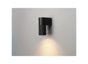 4262442798358 - Meinewunschleuchte - Downlight led Außenwandleuchte Aluminium Schwarz Höhe 145cm