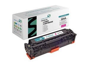 6942383113363 - - SmartMate wiederaufbereitete Laser Toner Patrone für hp CC533A (304A) Magenta