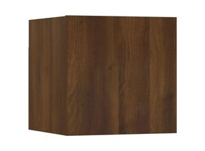 8720286932063 - Bonnevie - TV-Wandschrank TV-Schrank Braun Eiche 305x30x30 cm vidaXL