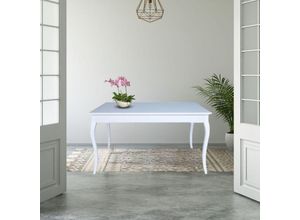 0784196612543 - Ausziehbarer rechteckiger Tisch Esche weiß 140 cm - Liberty 0784196612543 - Ausziehbarer rechteckiger Tisch Esche weiß 140 cm - Liberty