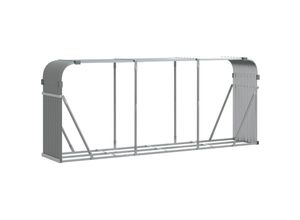 8720845897000 - Kaminholzunterstand Hellgrau 234x45x100 cm Verzinkter Stahl vidaXL - Grau 8720845897000 - Kaminholzunterstand Hellgrau 234x45x100 cm Verzinkter Stahl vidaXL - Grau