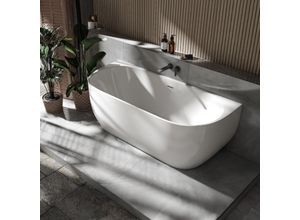 0685717172549 - Freistehende Badewanne Lena Acryl Weiß glänzend - 170 x 75 x 60 cm 0685717172549 - Freistehende Badewanne Lena Acryl Weiß glänzend - 170 x 75 x 60 cm