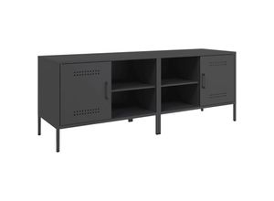 8721102389573 - Vidaxl - TV-Schränke 2 Stk Schwarz 68x39x505 cm Stahl