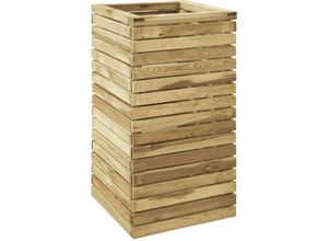 8719883853581 - Bonnevie - HochbeetBlumenkasten 50×50×100 cm Kiefernholz Imprägniert vidaXL