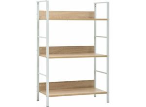 8719883890579 - Bonnevie - BücherregalStandregal 3 Regalböden Eiche 60×276×905 cm Holzwerkstoff vidaXL