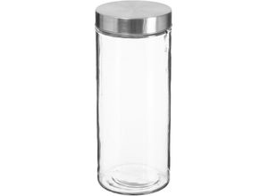 8434652411181 - Wellhome - Well Home Hermetisches Glas Ø11x27cm aus Glas und Edelstahl 2L