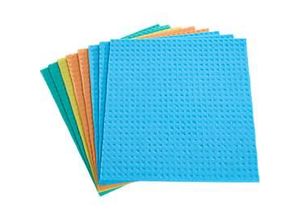 4008600158455 - Spontex Schwammtücher Schwammtex Viskose 19 x 21 cm 8 Stück farbsortiert