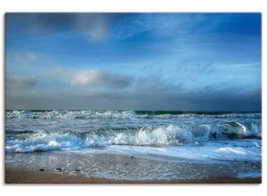 4059745259859 - Wandbild ARTLAND Ostsee Bilder Gr B H 60 cm x 40 cm Leinwandbild Strand Querformat 1 St blau Bild Poster Bilder als Leinwandbild Wandaufkleber oder in versch Größen