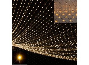 4251776921426 - monzana® Netzlichterkette 160 LED 200x150cm warmweiß