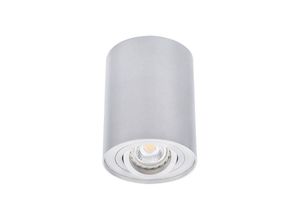 5905339225504 - - Decken Lampe Zylinder Form silber GU10 Sockel Esszimmer Küchen Beleuchtung 1-flg 22550